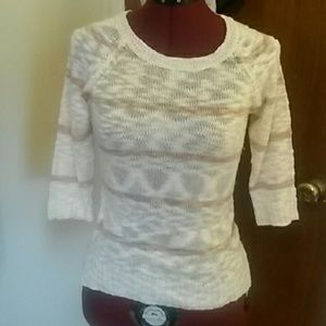 Light blush/ecru sweater